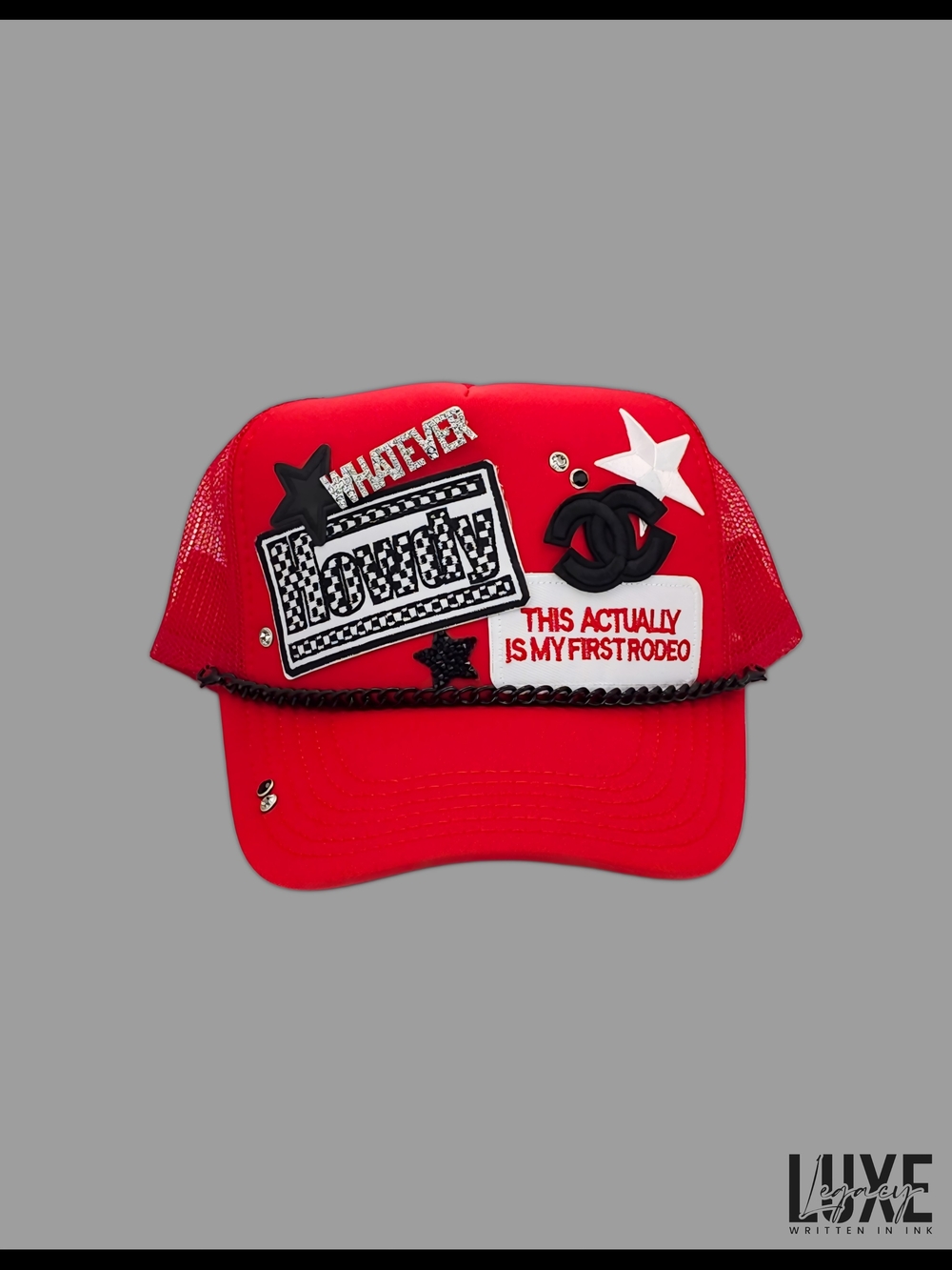 Custom OTTO Trucker Hat Embellished with Patches